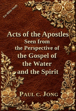 Acts of the Apostles Seen from the Perspective of the Gospel of the Water and the Spirit