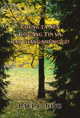 Những bài giảng dựa trên sách Phúc-âm Mác (I) - CHÚNG TA NÊN CỐ GẮNG TIN VÀ RAO GIẢNG NHỮNG GÌ?